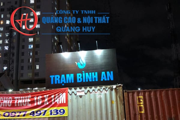 Thi công bảng hiệu Alu chữ nổi Mica cho Trạm dừng chân Bình An - Thủ Đức 17 thi cong bang hieu alu chu noi mica tram dung chan binh an 10