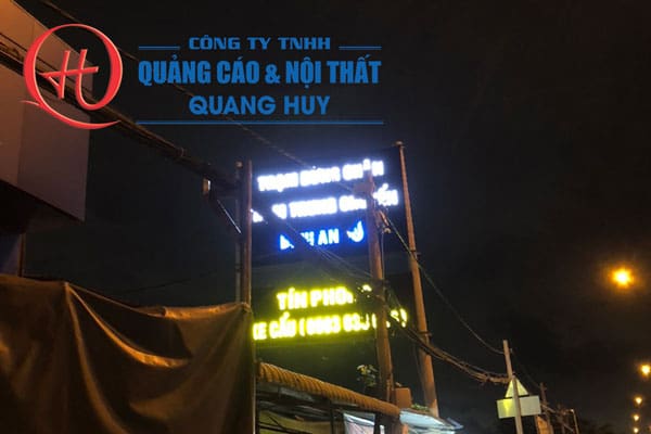 Thi công bảng hiệu Alu chữ nổi Mica cho Trạm dừng chân Bình An - Thủ Đức 28 thi cong bang hieu alu chu noi mica tram dung chan binh an 12